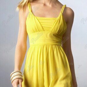 Yellow Silk Banana Republic yellow dress like new, size small